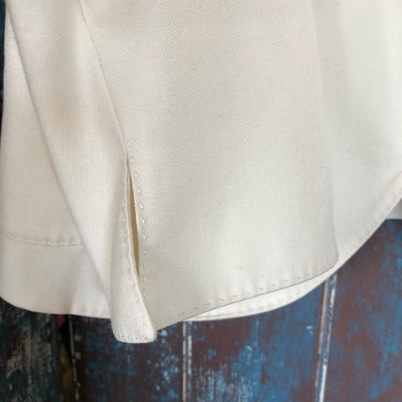 AKRIS Ivory Silk & Cashmere Blazer 14 - Picture 5 of 14